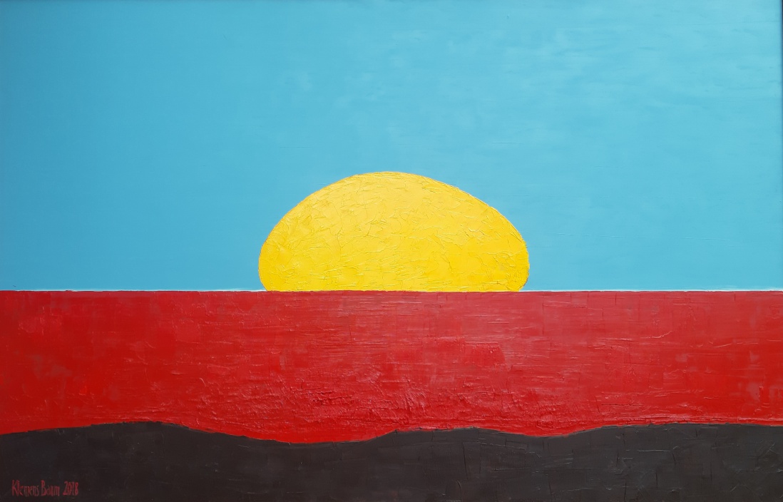 Klemens Baum: Aktuelle Ausstellung, Das rote Meer der Stille